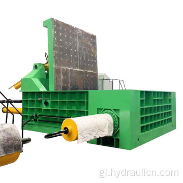Compactor de metal de residuos hidráulicos para a reciclaxe